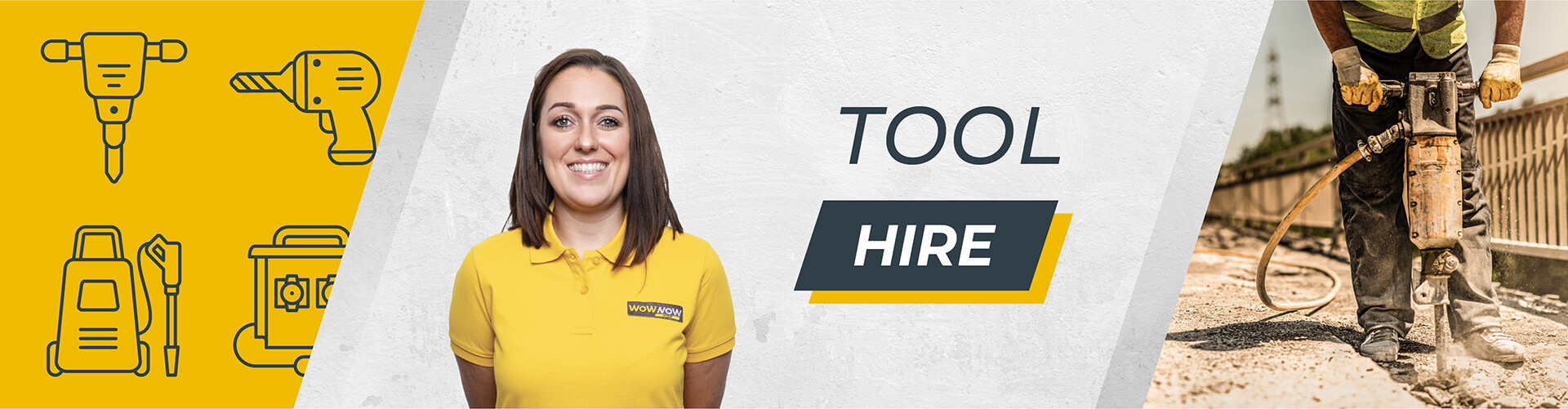 Tool Hire WowNow Hire Commercial Hire Experts